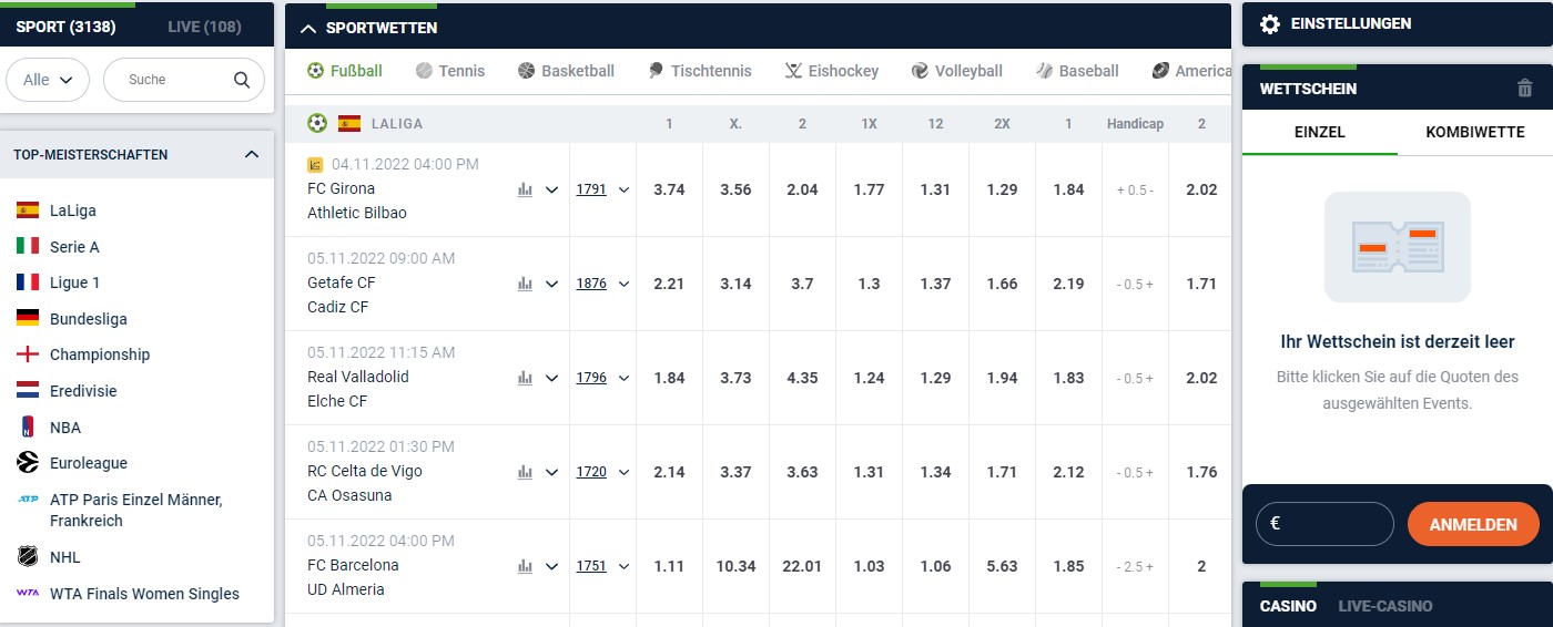 20bet dashboard