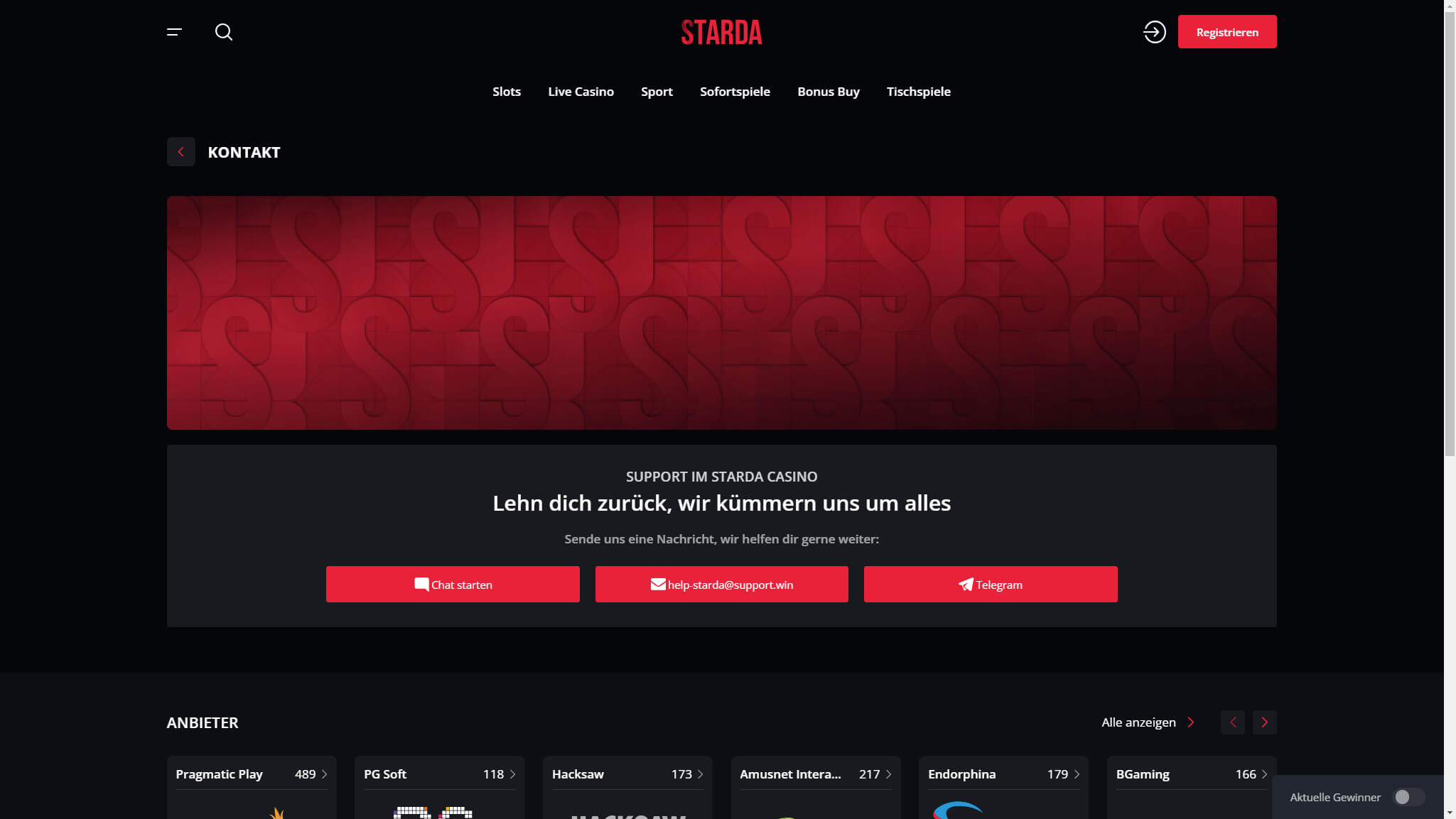 Starda Support in Switzerland