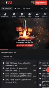 1Go die offizielle Wettseite in der Schweiz